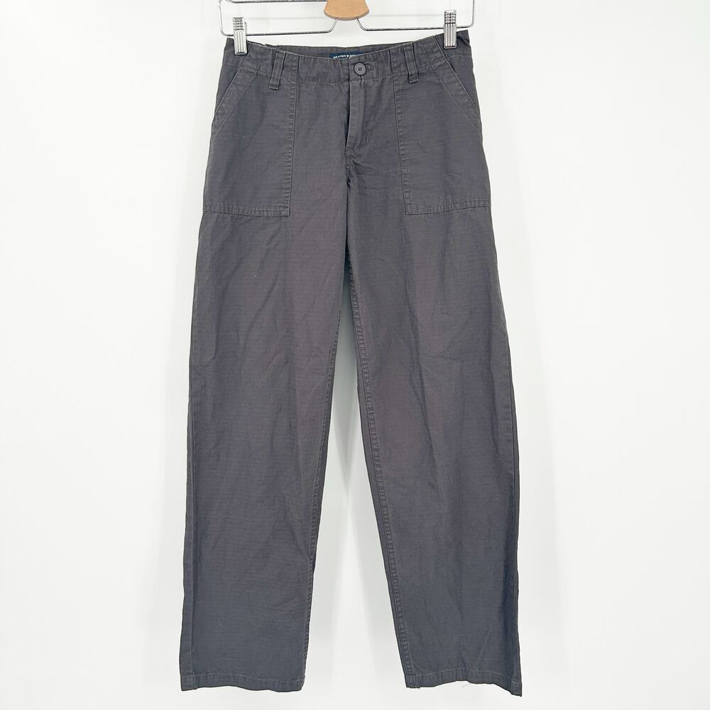 Brandy Melville Womens Gorpcore Outdoor Buckle Adjust Straight Leg Pants OS Gray